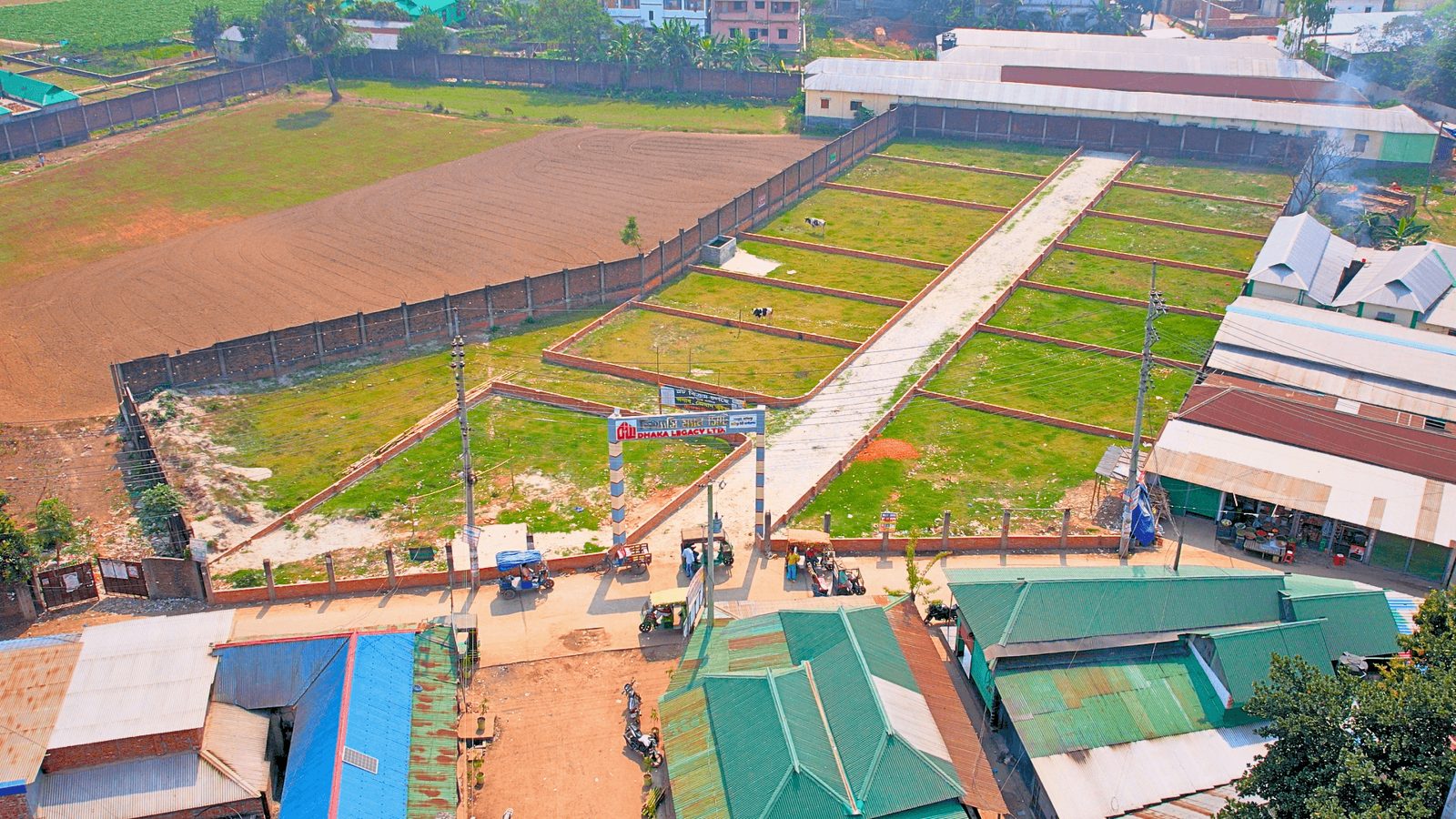 Aerial view of a Dhaka Legacy project